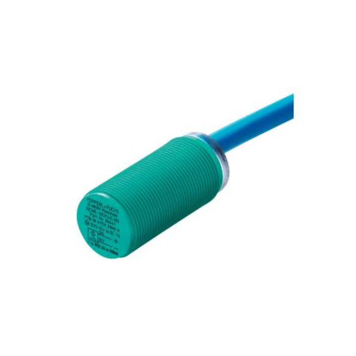Pepperl+Fuchs NJ8-18GK-N M18 inductive sensor with 8 mm non-flush sensing range, NAMUR NC output, and IP68 rating for industrial automation.