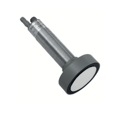 Pepperl+Fuchs UC6000-30GM-IUR2-V15 (104095) ultrasonic sensor, 6 m range, analog and PNP output, M30 housing, IP67, M12 connector.