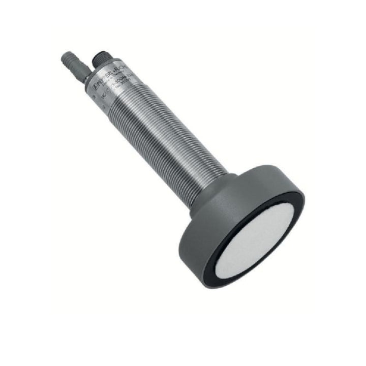 Pepperl+Fuchs UC6000-30GM-IUR2-V15 (104095) ultrasonic sensor, 6 m range, analog and PNP output, M30 housing, IP67, M12 connector.