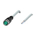 Pepperl+Fuchs V1-G-5M-PVC M12 straight female cordset with 5m PVC cable, 4-pin configuration, and IP67 rating for industrial automation.