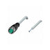 Pepperl+Fuchs V15-G-2M-PVC M12 5-pin female cordset with 2m gray PVC cable, IP68/IP69 rated, designed to prevent loosening and inaccurate installation.