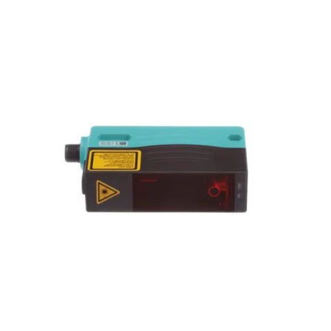 Pepperl+Fuchs VDM28-8-L1-IO/73C/110/122 laser distance sensor, 8m range, IO-Link, analog and PNP output, compact Class 1 laser, IP67 rated.