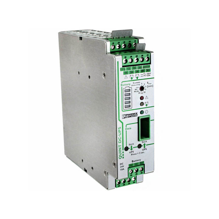 Phoenix Contact 2320225 STEP power supply, 24VDC 1.1A, compact DIN rail unit for building automation and control systems.
