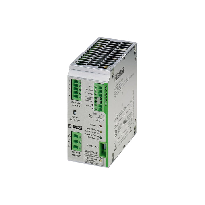 Phoenix Contact 2866611 QUINT power supply, 24VDC 10A, DIN rail unit with boost and diagnostics for industrial control systems.