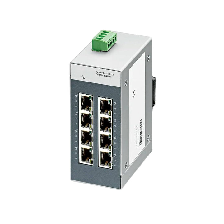 Phoenix Contact 2891002 TRIO power supply, 24VDC 5A, compact DIN rail unit for industrial automation and control systems.