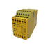 Pilz 774340 PNOZ X3 safety relay, 24VDC, 3 NO, 1 NC, 1 SO for reliable emergency stop and machine safety in industrial automation.