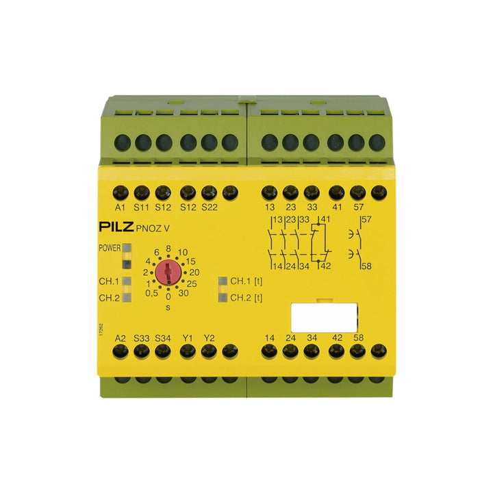 Pilz 774790 Safety Controller with a compact and robust design for industrial automation.