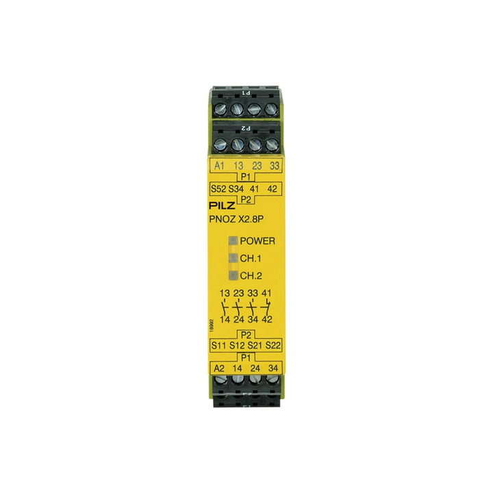 Pilz 777302 Safety Relay for machine safety and industrial automation applications.