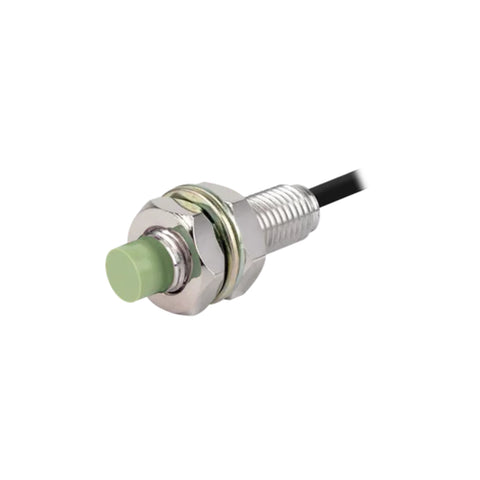 Autonics PR08-2DN2 inductive proximity sensor with 2 mm range and compact M8 flush mounting design.