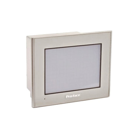 Pro-face GP2301-LG41-24V 5.7" touchscreen HMI for industrial automation, featuring high-resolution display and multiple communication options.