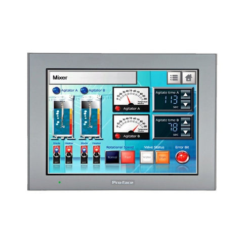 Pro-face PFXGP4601TAA 12.1" touchscreen HMI for industrial automation, featuring high-resolution display and multiple communication options.