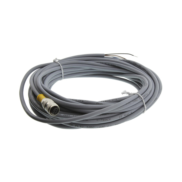 Turck RK4-4T-10 M12 female 4-pin industrial cordset, 10 meter cable.