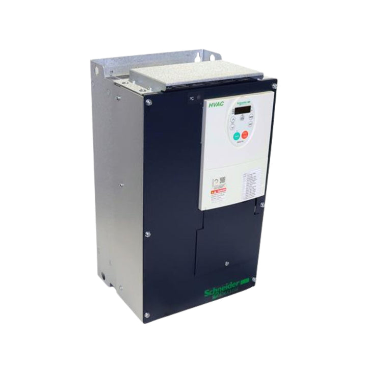 Schneider ATV212HD30N4 30 kW VFD for 380–480V AC 3-phase motors. Ideal for HVAC, fans, and pumps. Altivar 212 series.