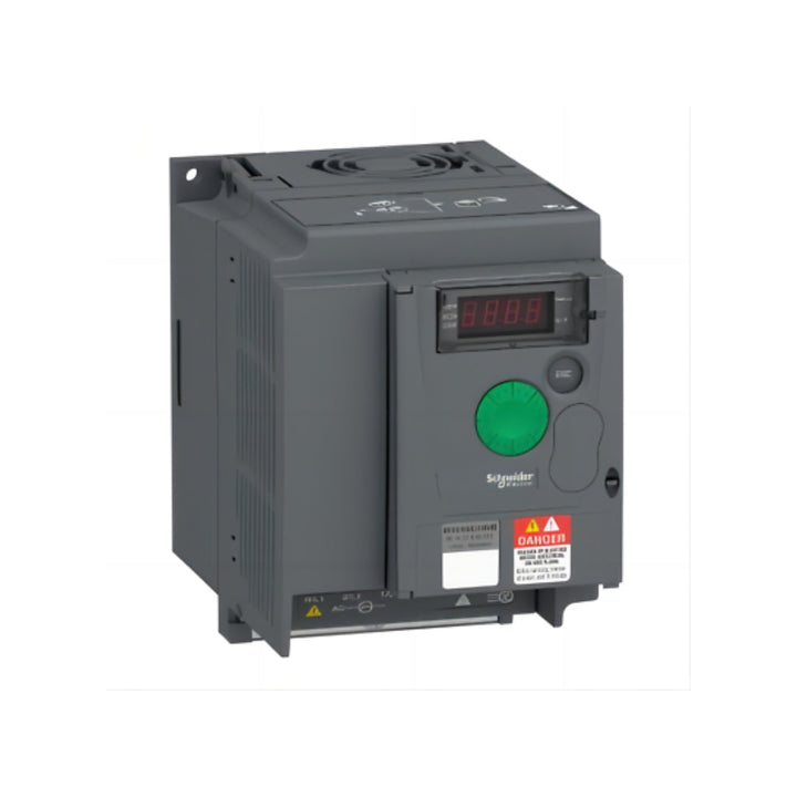 Schneider ATV310HU15N4E 1.5 kW VFD for 380–460V 3-phase motors. Compact and efficient drive for industrial machines. Altivar 310 series.