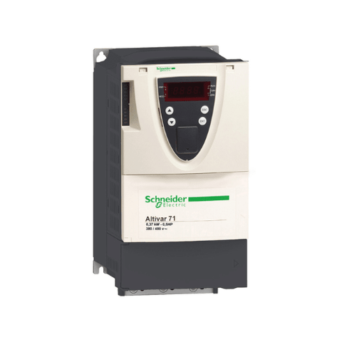 Schneider Electric ATV71HD15N4Z Altivar 71 drive, 15 kW (20 HP), 380–480V, for high-performance 3-phase motor control in industrial systems.