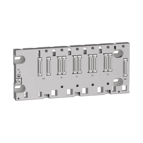 Schneider Electric BMEXBP0400 4-slot backplane for Modicon M580 PAC, compact and reliable for industrial automation and control systems.