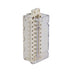 Schneider Electric BMXFTB2000 terminal block, 20-pin HE10 connector, DIN rail mount for Modicon X80 I/O modules in M340/M580 systems.