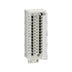 Schneider Electric BMXFTB2820 terminal block with 20 spring terminals and HE10 connector for Modicon X80 modules in M340/M580 PLC systems.