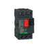 Schneider Electric GV2ME07 TeSys Deca motor circuit breaker, 3-pole, 1.6–2.5 A adjustable thermal protection, push-button control.