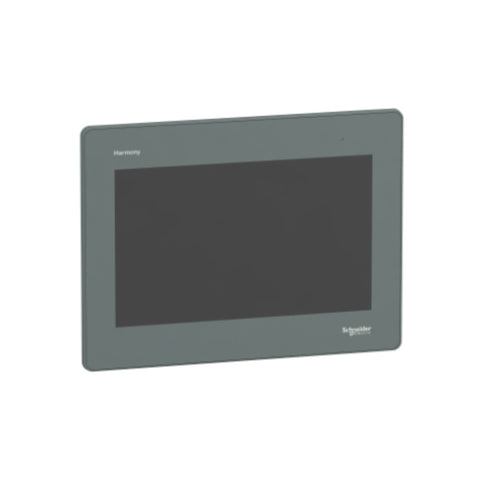 Schneider Electric HMIGXU5512 10.1" HMI with Ethernet, USB, and serial ports. Widescreen touchscreen for industrial automation systems.