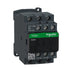 Schneider Electric LC1D09BD contactor, 3-pole, 9 A, 24V DC coil, with integrated auxiliary contacts for reliable motor control and switching.