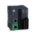 Schneider TM221ME16R PLC with 8 digital inputs, 8 relay outputs, Ethernet, serial, and USB. Compact Modicon M221 controller for automation.
