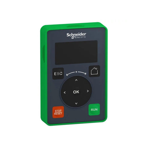 Schneider Electric VW3A1113 remote graphic display terminal with 1 m cable for Altivar drives, ideal for monitoring and configuring drive settings.