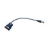 Sick 2076832 Type 1000 system plug, M12 5-pin male connector for safety light curtains, ensuring secure and reliable industrial connections.