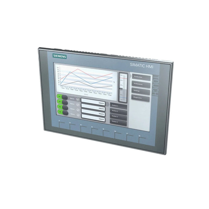 Siemens 6AV2123-2JB03-0AX0 SIMATIC HMI KTP700 Basic Panel with 7" touchscreen and PROFINET.