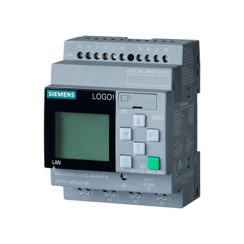 Siemens 6ED1052-1HB08-0BA1 power supply module for industrial automation and control systems.