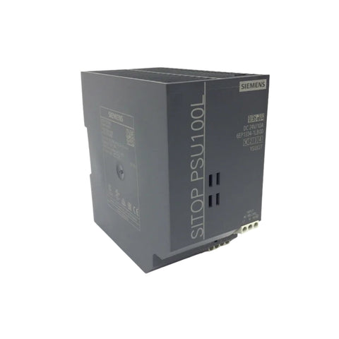 Siemens 6EP1334-1LB00 SITOP PSU100L 24V 10A industrial power supply for automation.