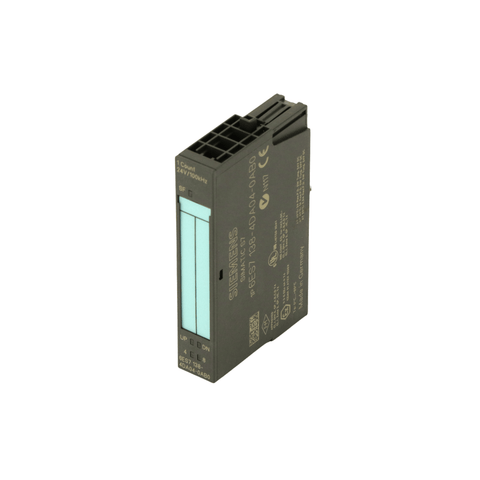 Siemens 6ES7138-4CB10-0AB0 SIMATIC ET 200S PM-E DC24V power module for distributed I/O systems.