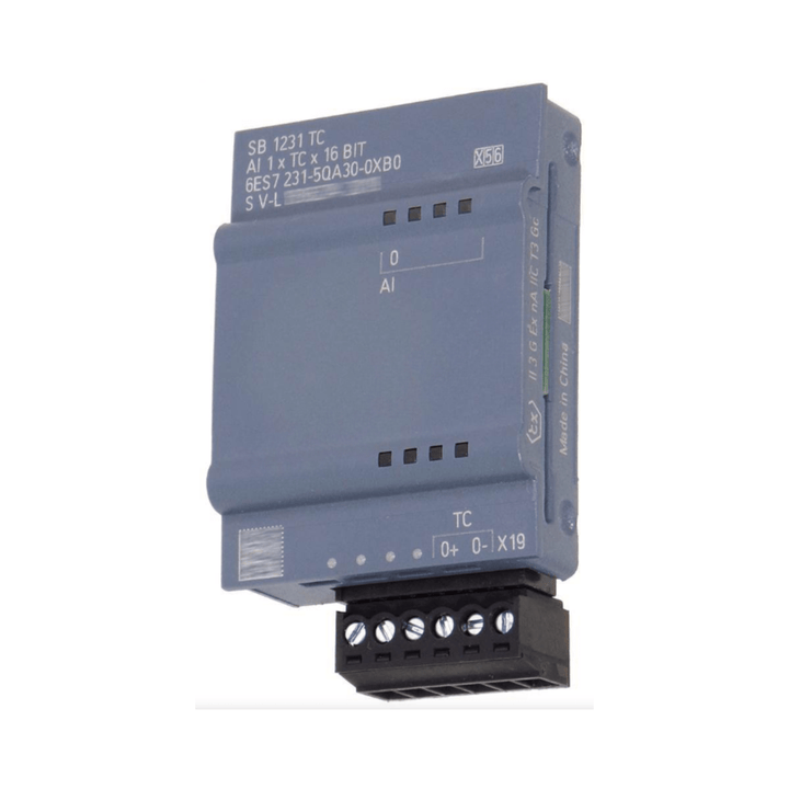 Siemens 6ES7231-5QA30-0XB0 S7-1200 analog input module, 4 AI, ±10 V 0–20 mA, 13-bit