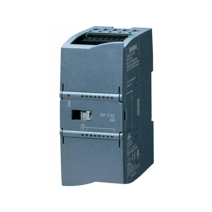 Siemens 6ES7232-4HD32-0XB0 SIMATIC S7-1200 analog output module for industrial automation.