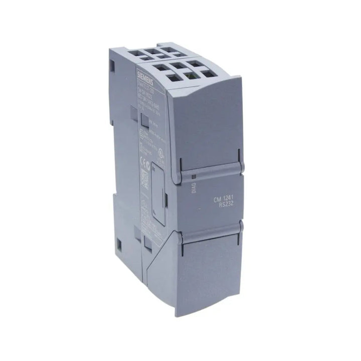 Siemens 6ES7241-1AH32-0XB0 CM 1241 RS485 module, for S7-1200, 24V DC, DIN rail, IP20, serial communication.