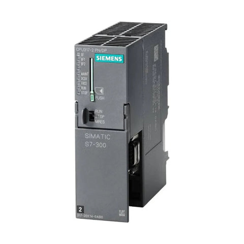 Siemens 6ES7317-2EK14-0AB0 SIMATIC S7-300 CPU for industrial automation and control systems.