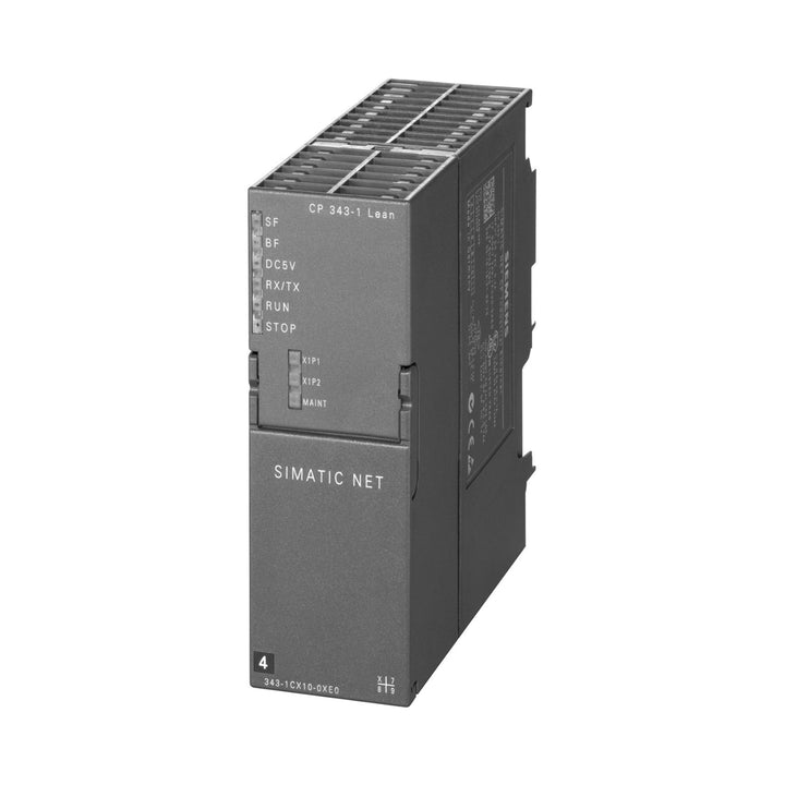 Siemens 6GK7343-1CX10-0XE0 SCALANCE X-200 Ethernet switch for industrial networking.