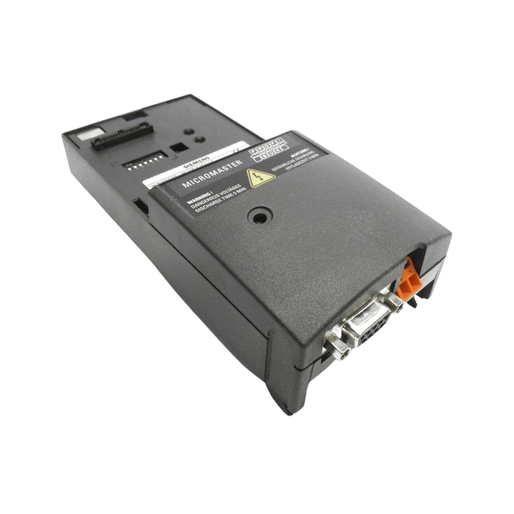 Siemens 6SE6400-1PB00-0AA0 PROFIBUS module for MICROMASTER drives, ensuring fast and reliable industrial communication.