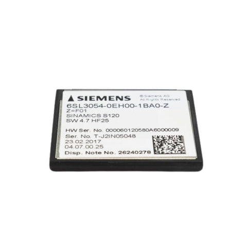 Siemens 6SL3054-0EH01-1BA0 SINAMICS S120 CU310-2 DP control unit with PROFIBUS interface for single-axis motor control.