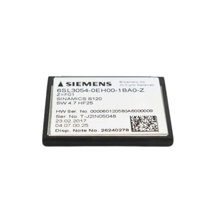 Siemens 6SL3054-0EH01-1BA0 SINAMICS S120 CU310-2 DP control unit with PROFIBUS interface for single-axis motor control.