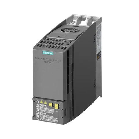 Siemens 6SL3210-1KE18-8UF1 SINAMICS S120 PM240-2 power module with 18.8A output and energy-efficient motor control.