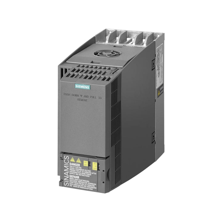 Siemens 6SL3210-1KE21-3UF1 SINAMICS G120 PM240-2 power module for efficient motor control in industrial automation.