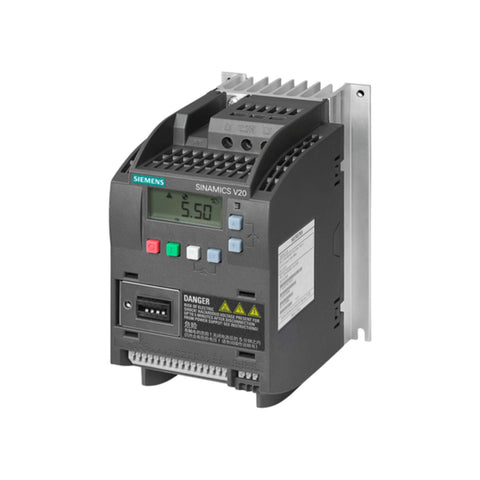 Siemens 6SL3210-5BE21-1UV0 SINAMICS G120 PM240-2 power module, 11 kW, 3AC 400 V, with integrated brake chopper for industrial drives.