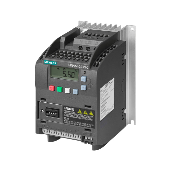 Siemens 6SL3210-5BE22-2UV0 SINAMICS G120 PM250 power module with regenerative feedback.