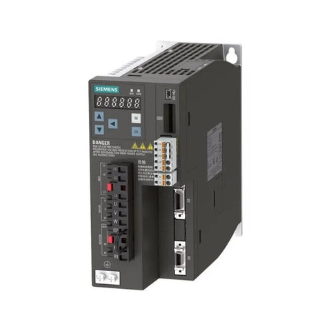 Siemens 6SL3210-5DE21-4UA0 SINAMICS S120 power module, 400 V, 210 A, for industrial motor control.