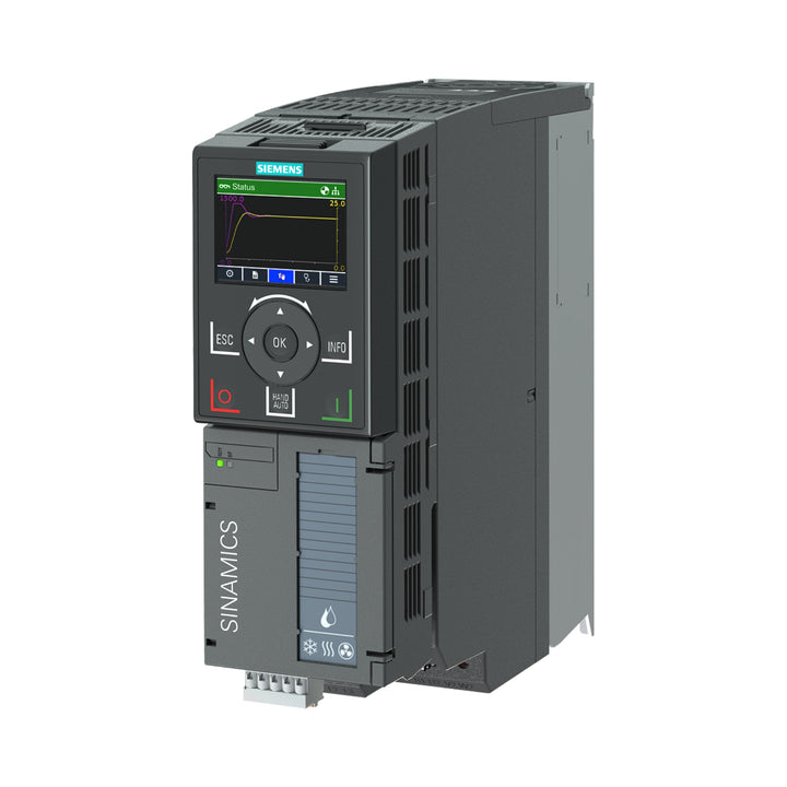 Siemens 6SL3220-2YE20-0UF0 SINAMICS S120 booksize power module, 200 A, for high-performance motion control.