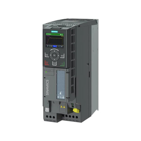 Siemens 6SL3220-3YE22-0UF0 SINAMICS S120 booksize power module, 222 A, for precise motor and motion control.
