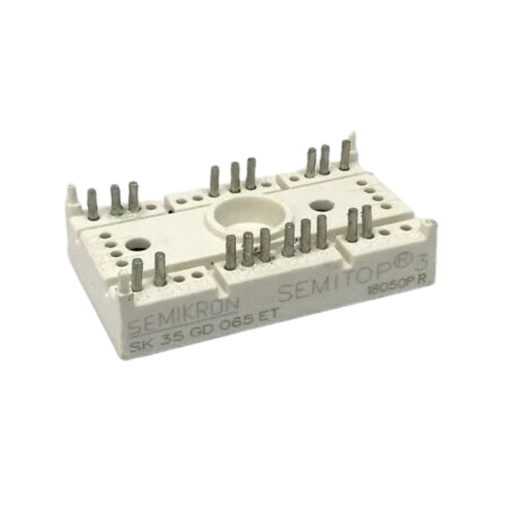 Semikron SK35GD065ET IGBT module, 35 A 650 V, dual configuration in MiniSKiiP package