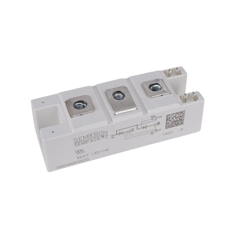 Semikron SKKT 132/14E 1400 V 132 A dual thyristor module in SEMIPACK 2 package