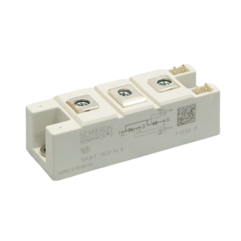 Semikron SKKT 162/14E thyristor/diode module, 1400 V 160 A, SEMIPACK 2 housing, for industrial power control